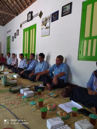 Sosialisasi Padat Karya Pembangunan Rumah Pilah Sampah di Dusun Benyo
