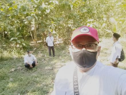 Team Pengelola Tanah Kalurahan Sambangi Lokasi Tanah Kas di Kamijoro