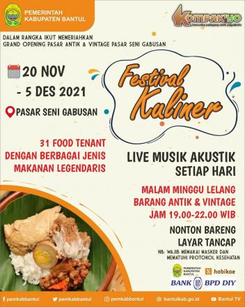 Festival Kuliner Pasar Seni Gabusan