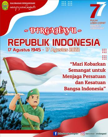 Selamat Hari Kemerdekaan ke-77 Republik Indonesia