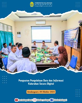 Penguatan Pengelolaan Data dan Informasi Kalurahan Secara Digital Pamong Kalurahan Sendangsari