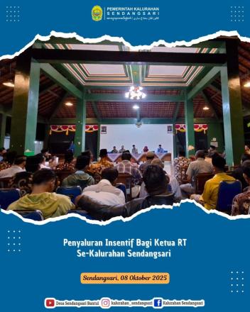 Penyaluran Insentif Kepada 91 Ketua RT Se-Kalurahan Sendangsari