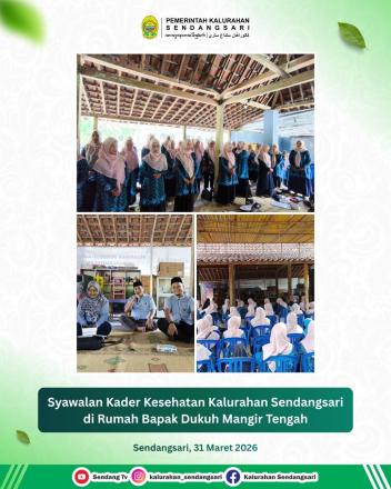 Syawalan Kader Kesehatan Kalurahan Sendangsari