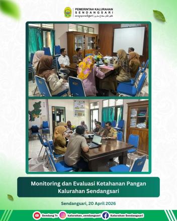 Monitoring dan Evaluasi Ketahanan Pangan Kalurahan Sendangsari